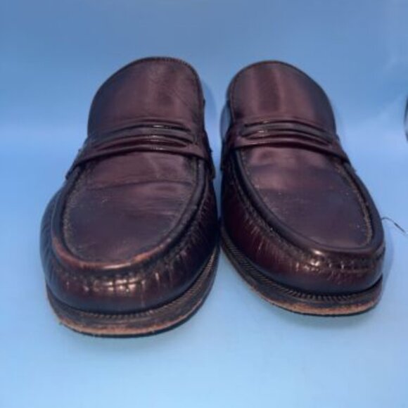 Florsheim Men’s Penny Loafers Shoes Size 8.5D Red Cherry Leather Slip On 17089 - Picture 2 of 10